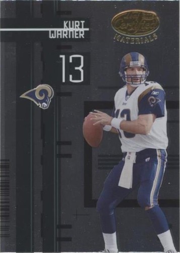 2005 Leaf Certified Materials Kurt Warner #142