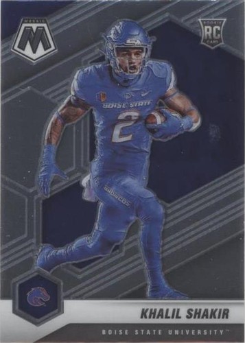 2022 Panini Mosaic Draft Picks Khalil Shakir #100