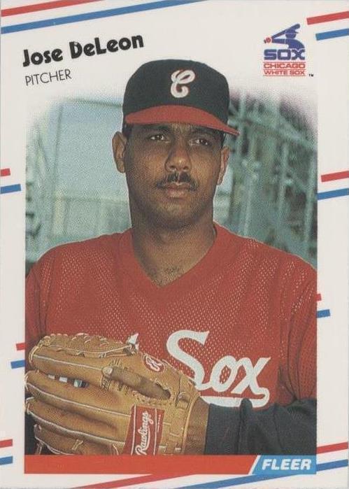 Fleer 1988 - José de León #395