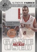 2003-04 SP Game Used - Aaron McKie #AM-J