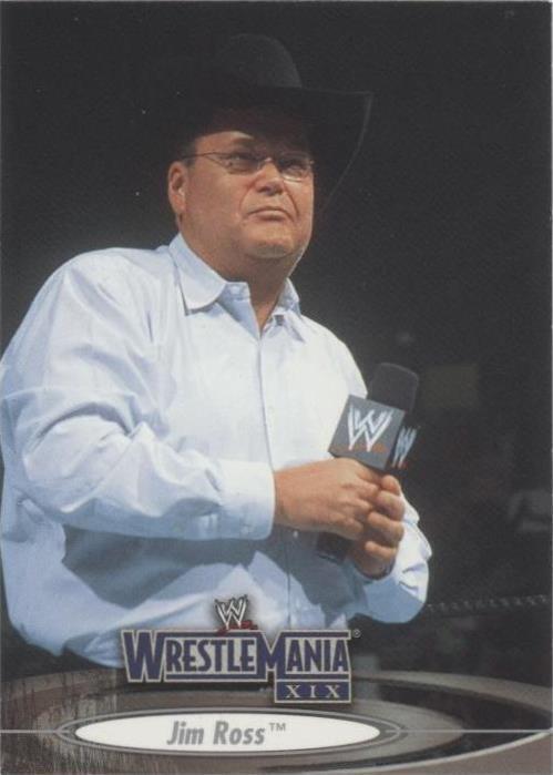 2003 Fleer Wrestlemania XIX - Jim Ross #51