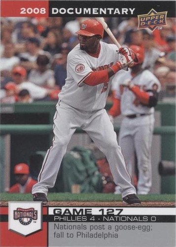 2008 Upper Deck Documentary - Cristian Guzman #3810