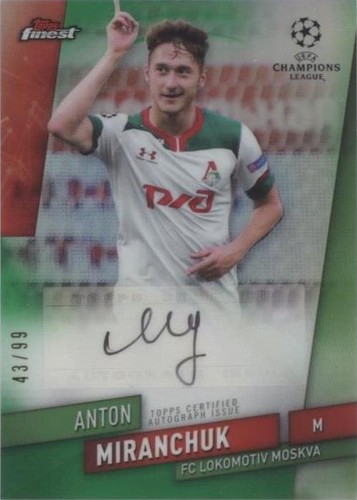 2019-20 Topps Finest UCL Anton Miranchuk #FA-AMI