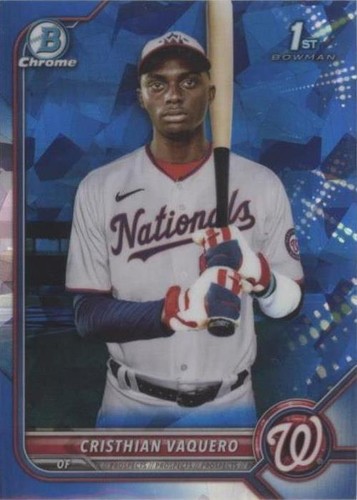 2022 Bowman Chrome Sapphire Edition - Cristhian Vaquero #BCP-157