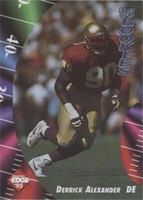 1995 Collector's Edge Derrick Alexander #1