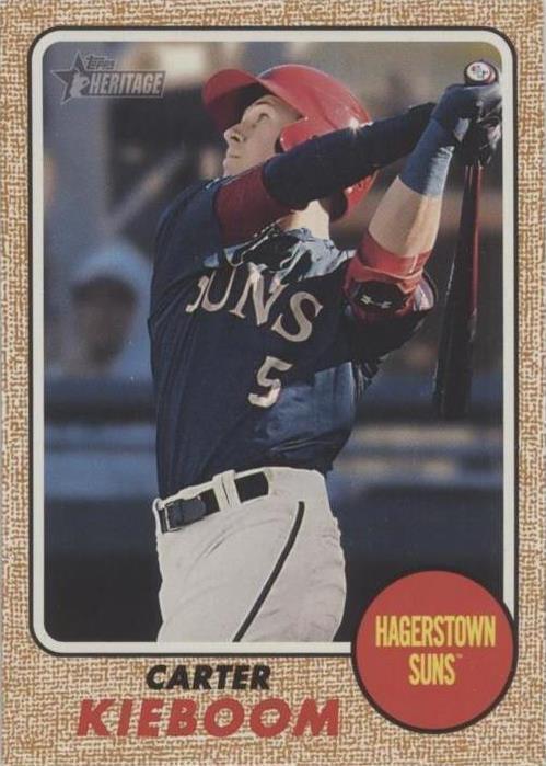 2017 Topps Heritage Minor League Edition - Carter Kieboom #166