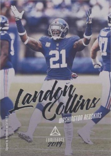 2019 Panini Luminance Landon Collins #90