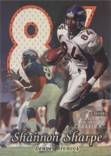 1999 Flair Showcase Shannon Sharpe #86