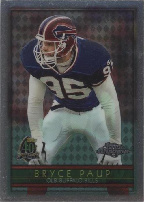 1996 Topps Chrome Bryce Paup #127