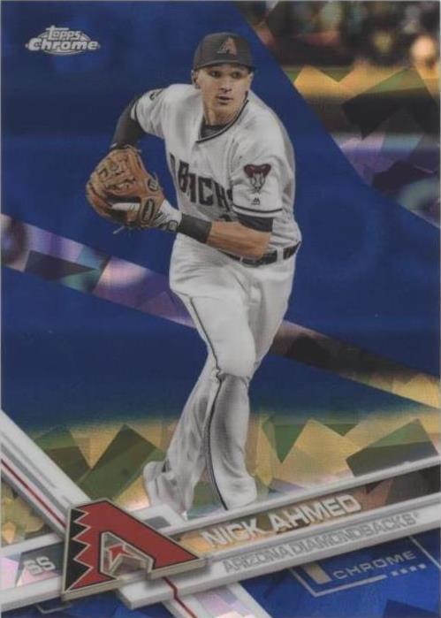 2017 Topps Chrome Sapphire Edition - Nick Ahmed #562