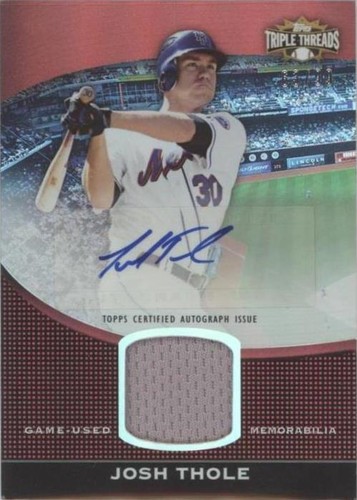 2011 Topps Triple Threads - Josh Thole #TTUAR-47