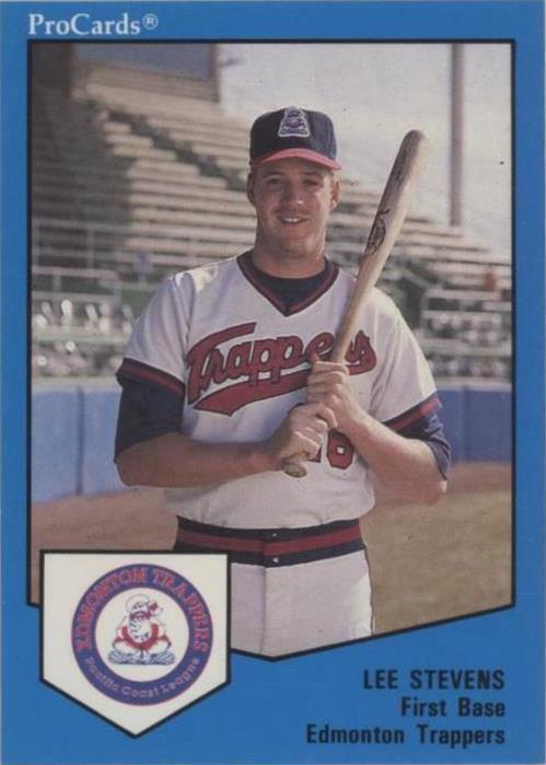 Juegos de equipos de ligas menores ProCards 1989 - Lee Stevens #554