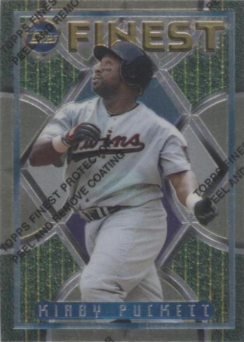 1995 Topps Finest - Kirby Puckett #167