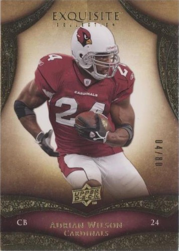 2009 Upper Deck Exquisite Collection Adrian Wilson #84