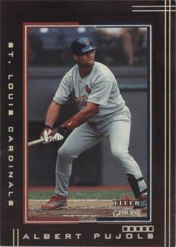プーホールズ　 Pujols Cardinals Albert Pujols 2002 Fleer Triple Crown #186 St. Louis
