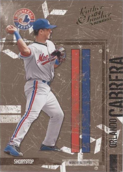Donruss 2004 cuero y madera - Orlando Cabrera #88