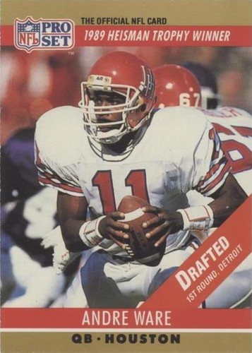 1990 Pro Set FACT Cincinnati Andre Ware #19