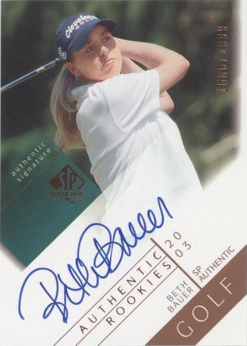 2003 SP Authentic - Beth Bauer #128