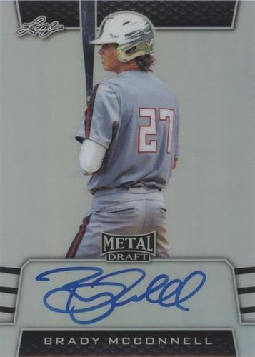 2019 Leaf Metal Draft - Brady McConnell #BA-BM2