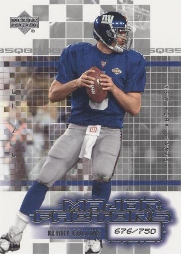 2003 Upper Deck Finite Kerry Collins #106