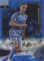 2021 Topps Chrome MLS Sapphire Edition James Sands #143