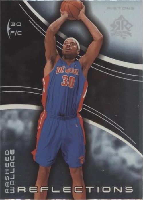 2003-04 Upper Deck Triple Dimensions - Rasheed Wallace #1