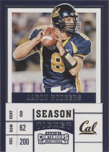2017 Panini Contenders Draft Picks Aaron Rodgers #2