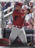 2016 Bowman - Brandon Drury #137