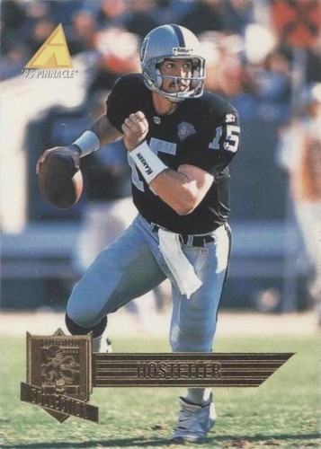 1995 Pinnacle Club Collection Jeff Hostetler #113