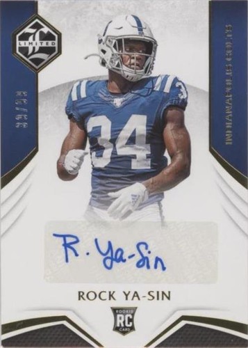 2019 Panini Limited Rock Ya-Sin #211