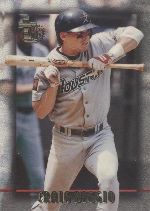 1995 Topps Embossed - Craig Biggio #66