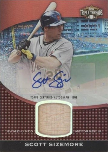 2011 Topps Triple Threads - Scott Sizemore #TTUAR-82