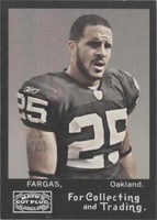 2008 Topps Mayo Justin Fargas #73