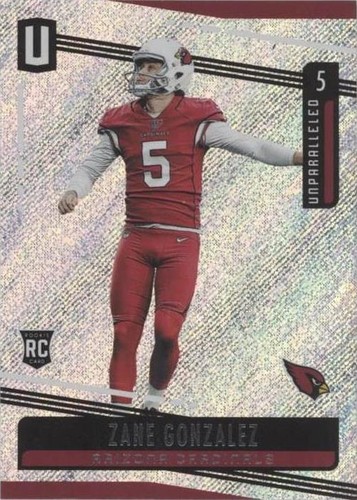 2019 Panini Unparalleled Zane Gonzalez #156