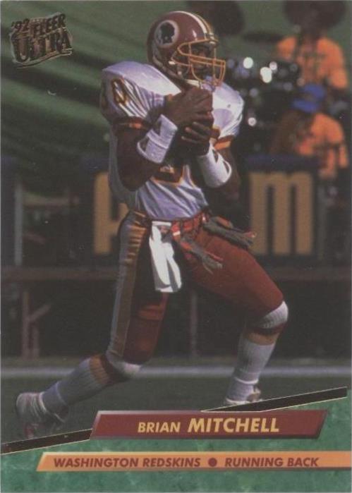 1992 Fleer Ultra Brian Mitchell #410