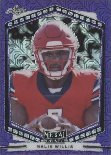 2022 Leaf Draft Malik Willis #P-MW1