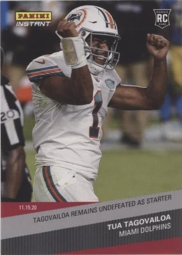 2020 Panini Instant NFL Tua Tagovailoa #122