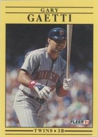 1991 Fleer - Gary Gaetti #609