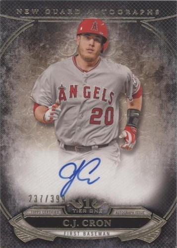 2015 Topps Tier One - C.J. Cron #NGA-CCJ