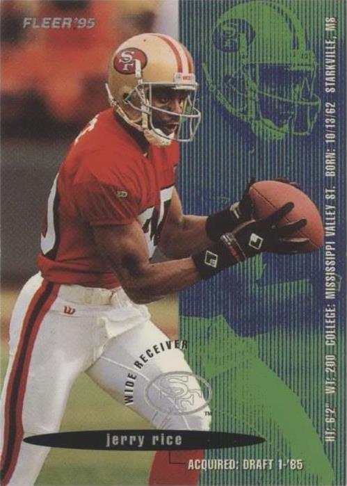1995 Fleer Shell FATO Jerry Rice #61