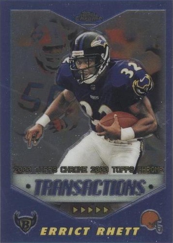 2000 Topps Chrome Errict Rhett #58