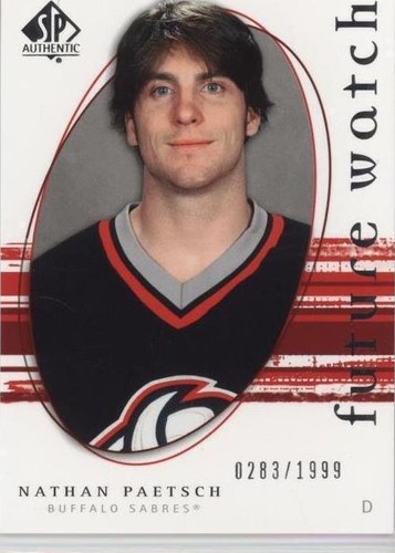2005-06 SP Authentic - Nathan Paetsch #252