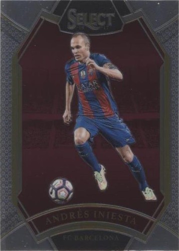 PANINI SELECT SOCCER イニエスタ 2017-18 Panini Select Soccer Spain Die Cut Andres Iniesta