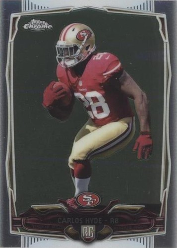 2014 Topps Chrome Carlos Hyde #158