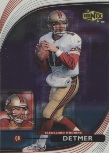 1999 UD Ionix Ty Detmer #14