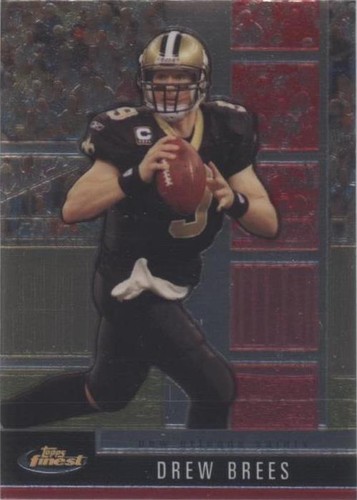 2008 Topps Finest Drew Brees #1