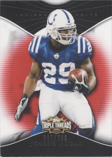 2009 Topps Triple Threads Joseph Addai #56