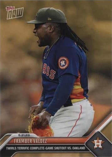 2023 Topps Now Road to Opening Day - Framber Valdez #ODB-13