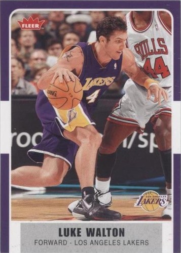 2007-08 Fleer - Luke Walton #157