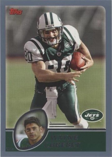 2003 Topps Wayne Chrebet #87